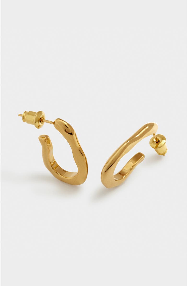 Katie Loxton Hera Hoop Earrings, Alternate, color, Gold
