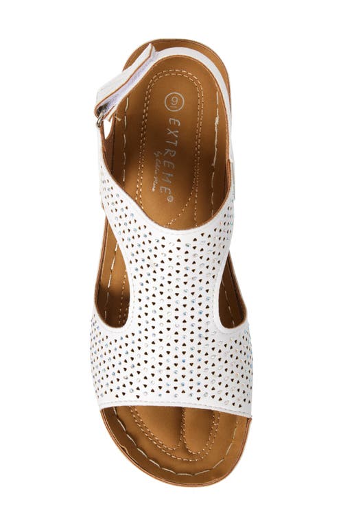 Extreme By Eddie Marc Wedge Slingback Sandal