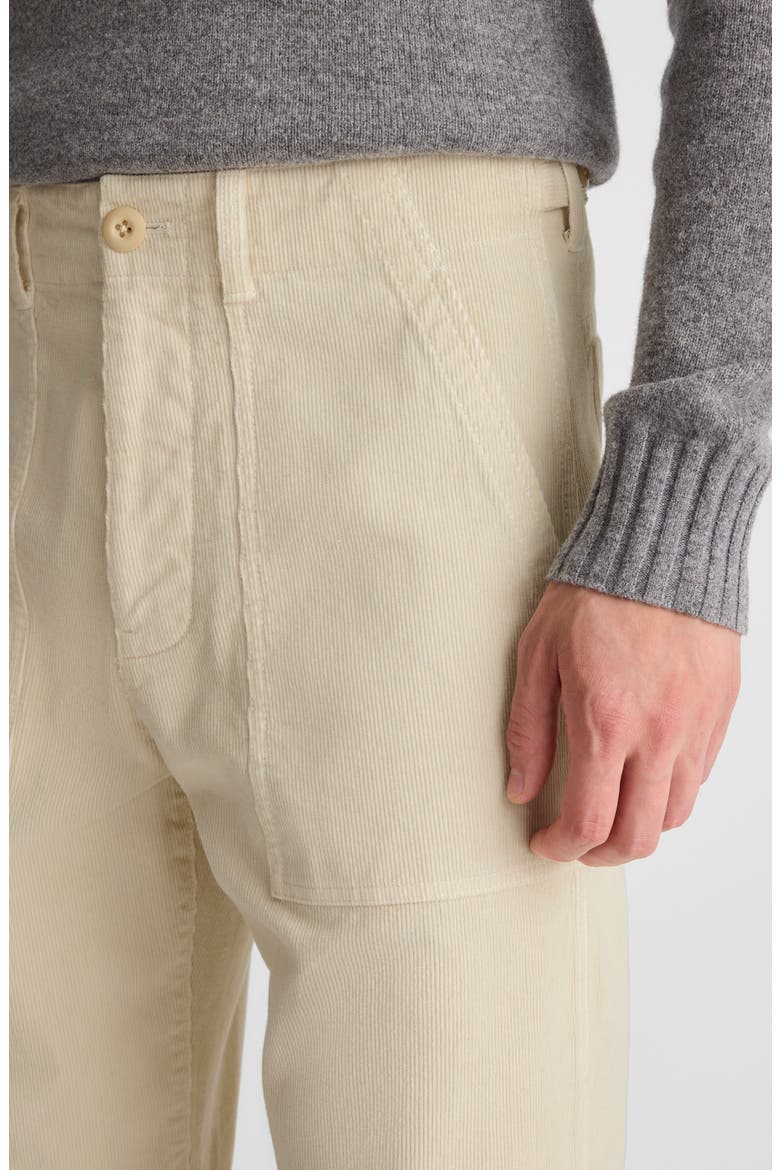 Corduroy Fatigue Pants, Alternate, color, OYSTER GREY