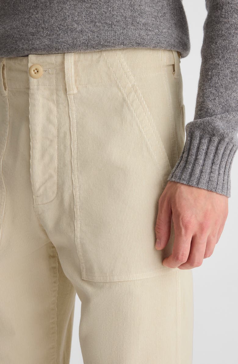 Madewell Corduroy Fatigue Pants, Alternate, color, Oyster Grey