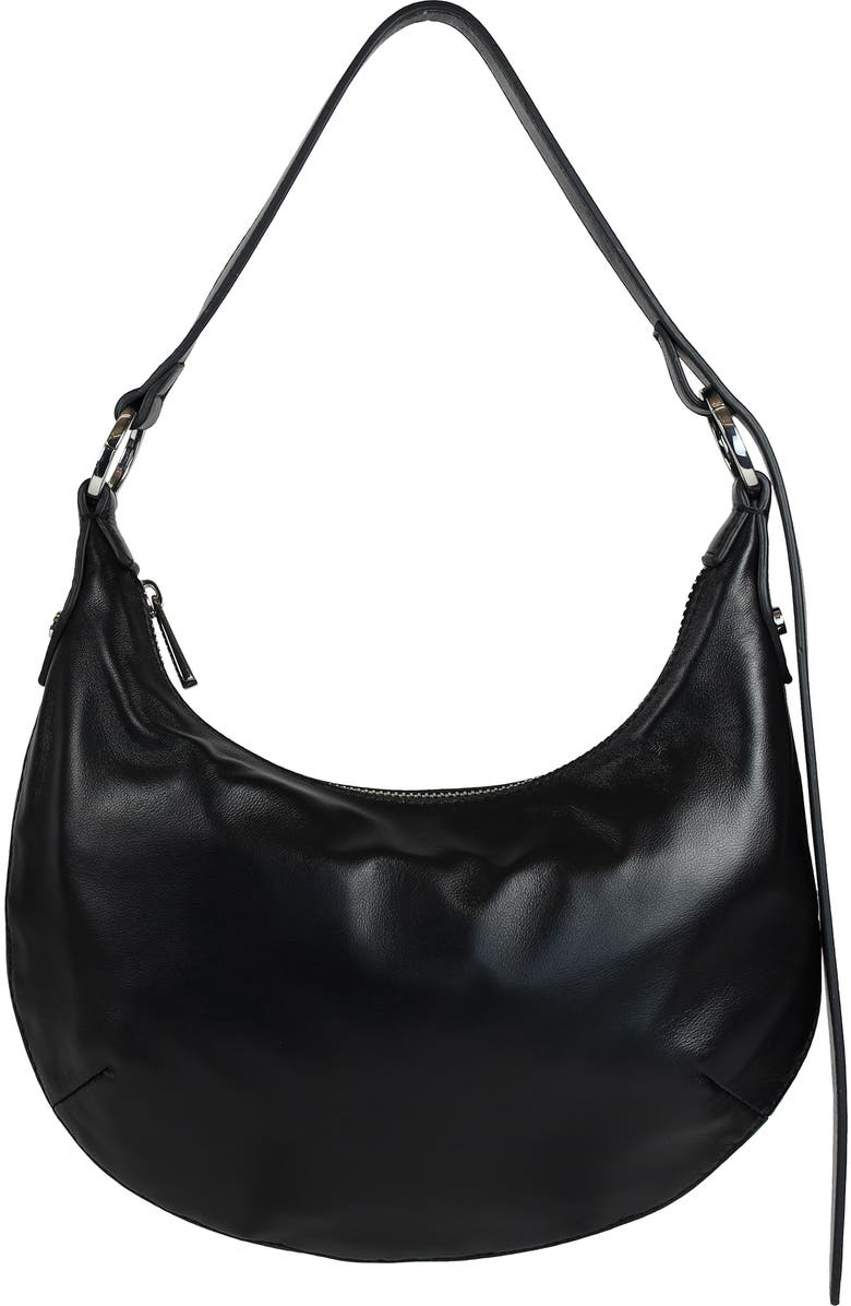 Sam Edelman Paige Convertible Leather Bracelet Bag, Main, color, Black