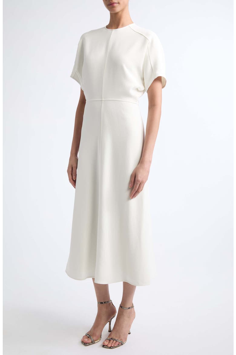 Eleanor Midi Dress, Alternate, color, BRIGHT IVORY