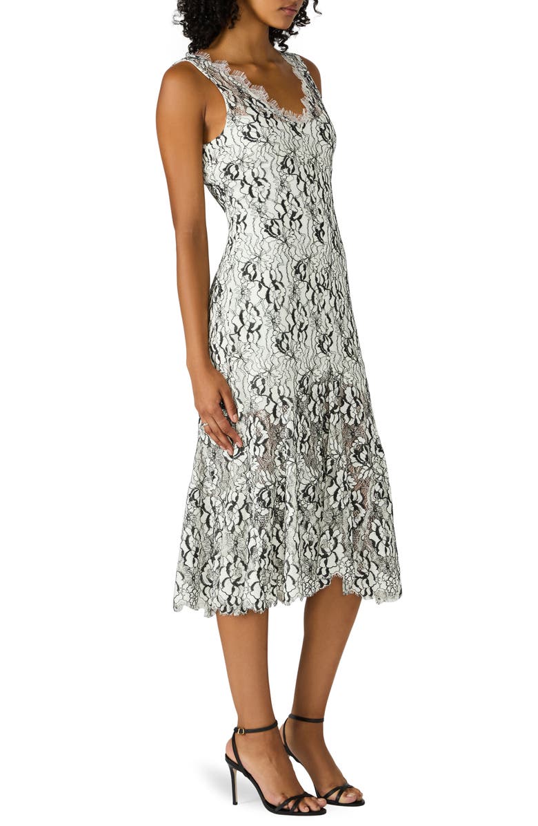 Steve Madden Lissette Midi Dress, Alternate, color, Black/ White