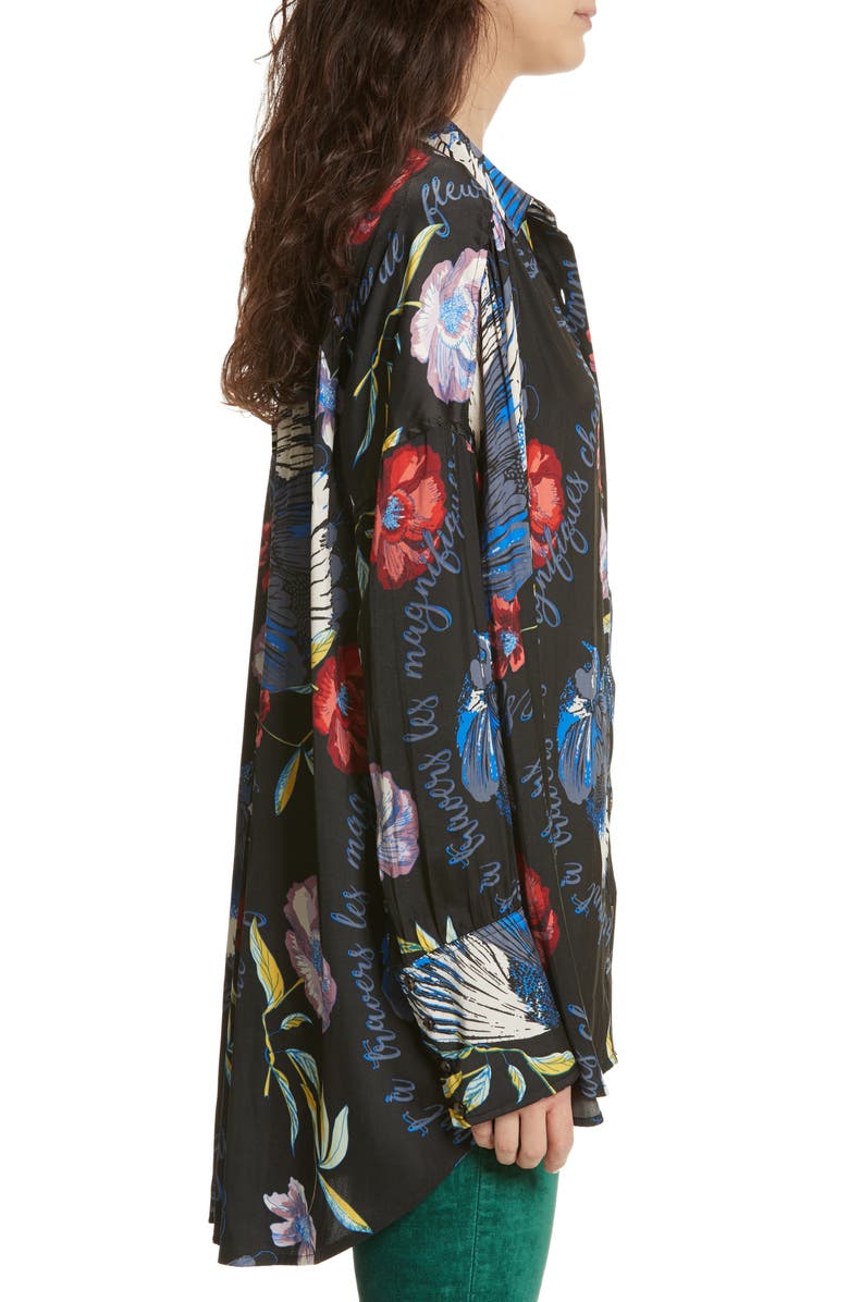 Free People Silky Nights Blouse, Alternate, color,