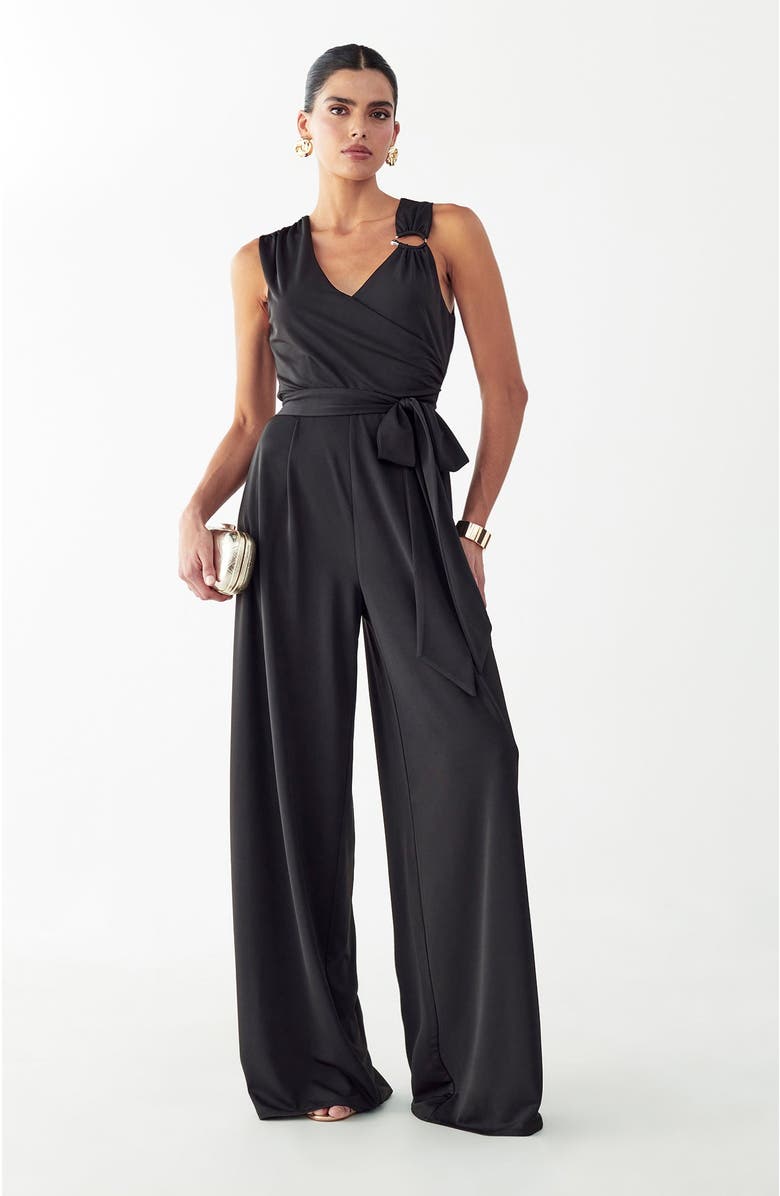 WILLA Lori Jumpsuit, Alternate, color, Black