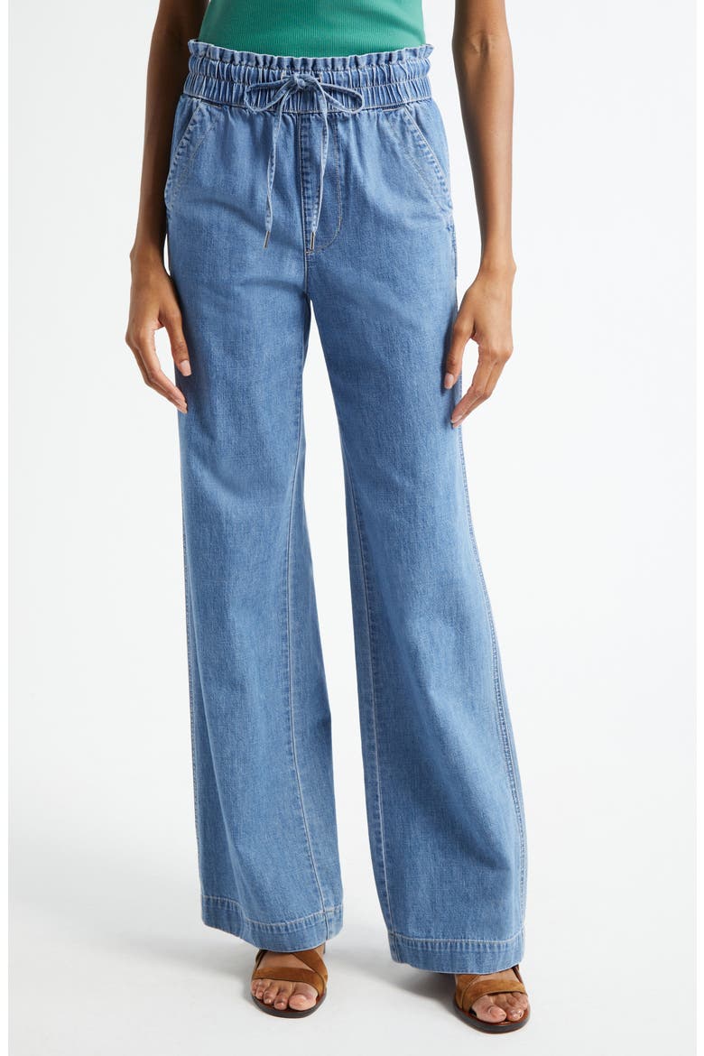 Veronica Beard Dunford Drawstring Jeans (Women) | Nordstrom