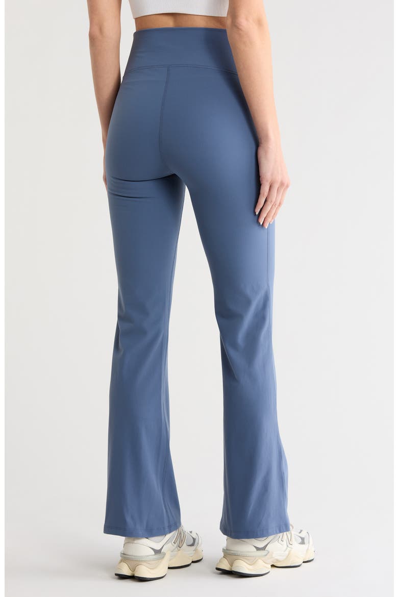 Perform High Waist Flare Leggings, Alternate, color, BLUE VINTAGE