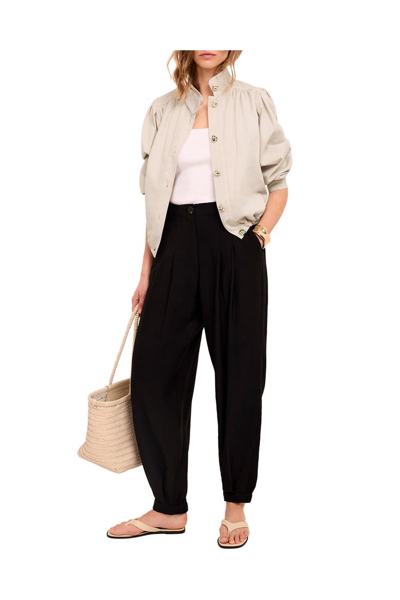 Cotton Blend Jacket, Main, color, Cream