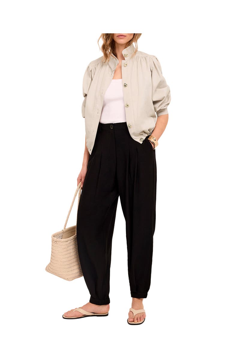 MINT VELVET Cotton Blend Jacket, Main, color, Cream