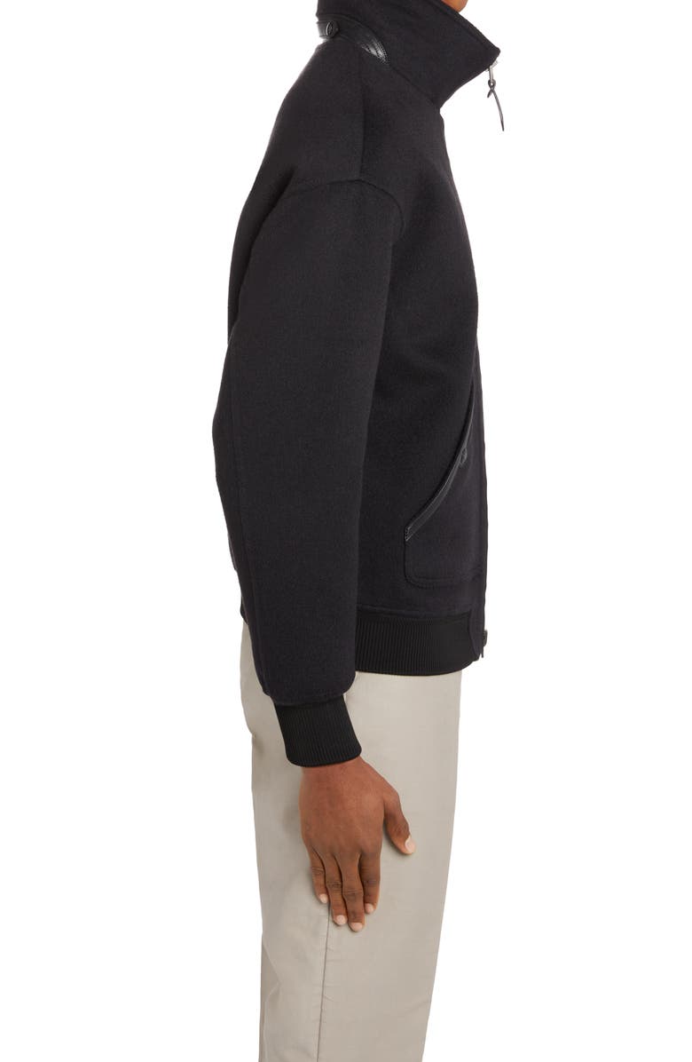 TOM FORD Funnel Neck Camel Hair Jacket, Alternate, color,