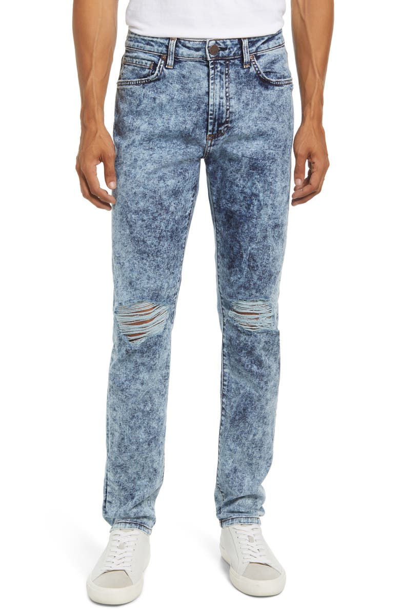 Monfrère Men's Brando Distressed Slim Fit Jeans, Main, color, 