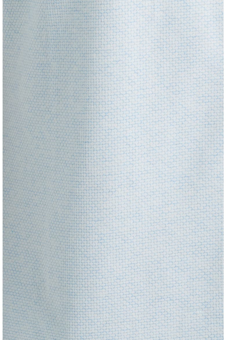 Keyes Slim Fit Microprint Short Sleeve Knit Button-Up Shirt, Alternate, color, BLUE