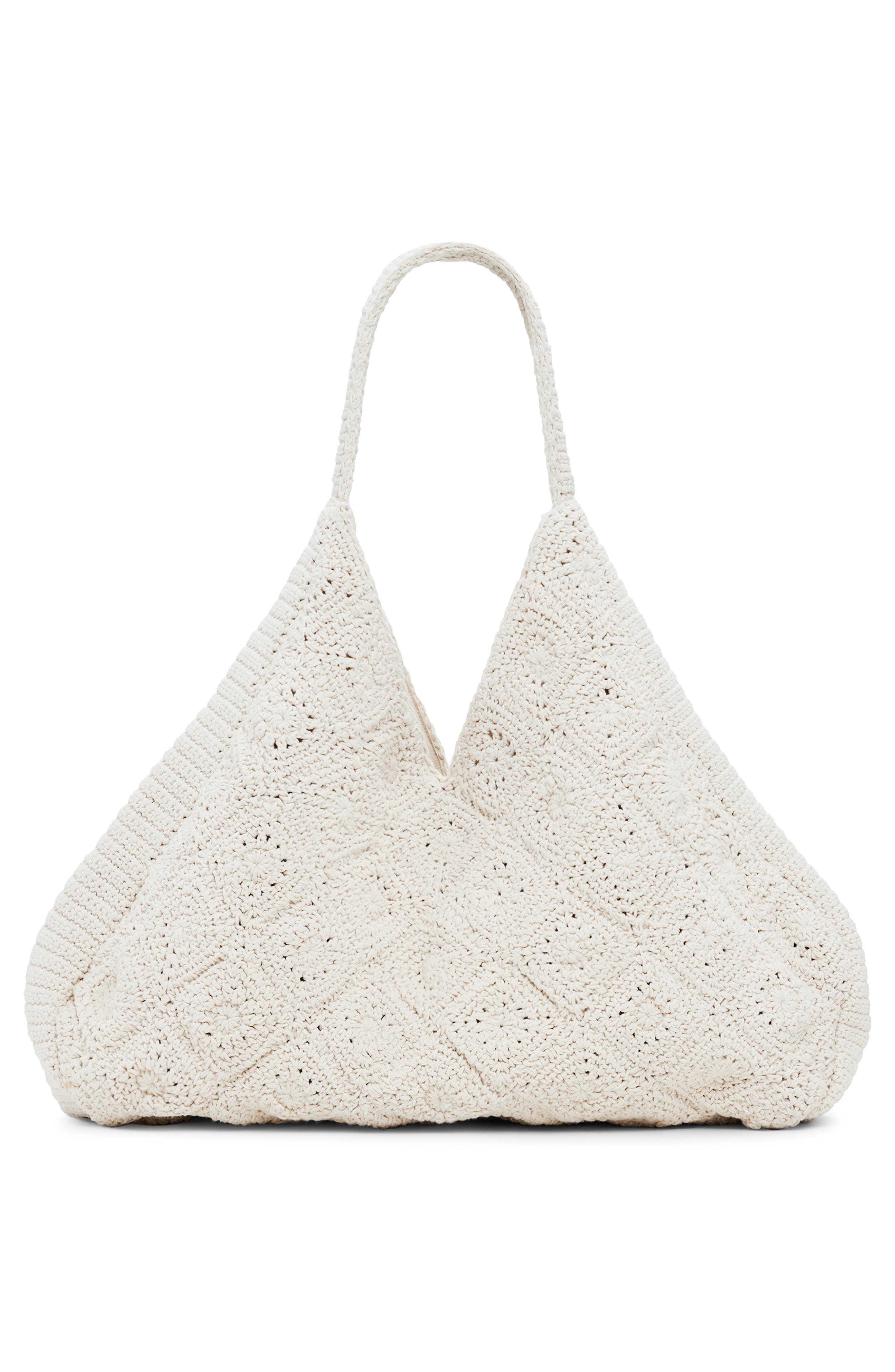 Desigual Cotton Crochet Shoulder Bag, Alternate, color, 