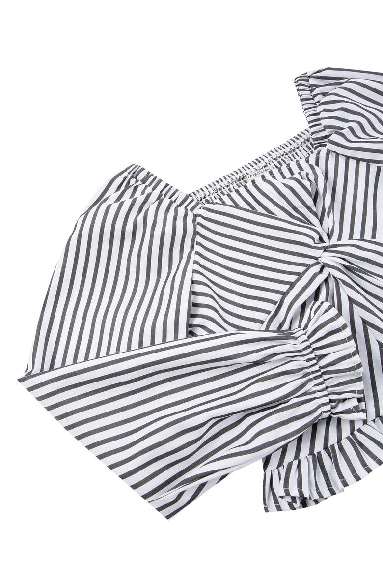 Habitual Kids Kids' Stripe Twist Smocked Top, Alternate, color,