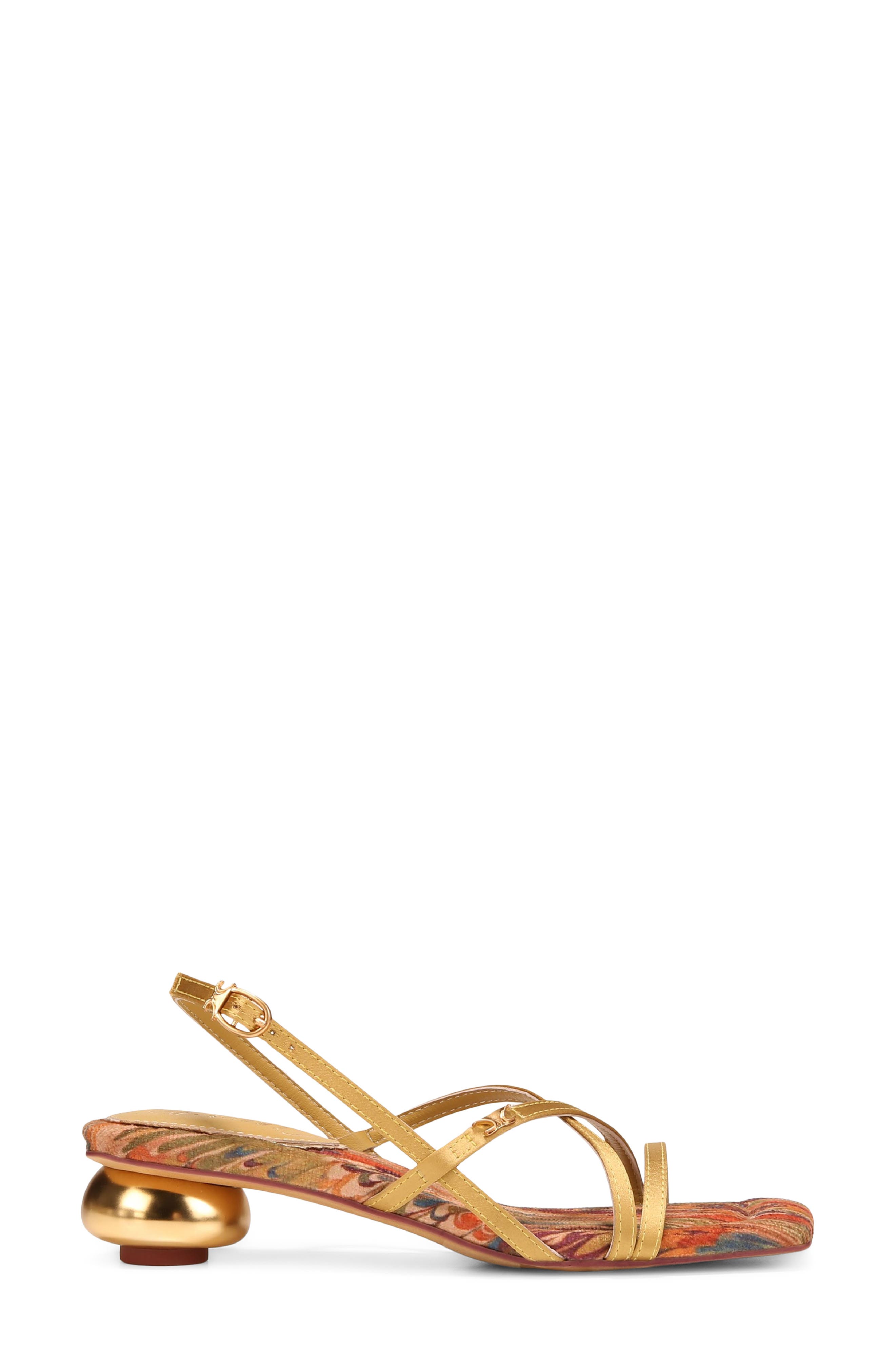 Caia Slingback Sandal, Alternate, color, GOLDEN PEAR
