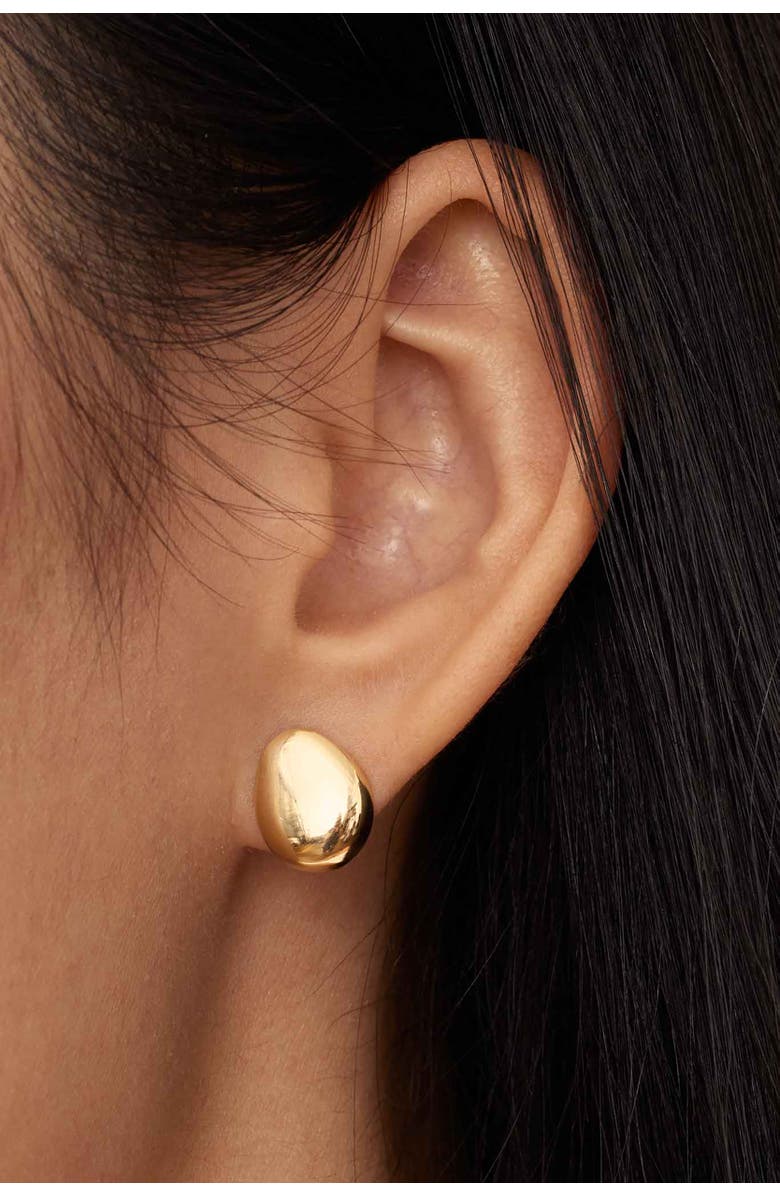 Oradina 14K Yellow Gold Madison Avenue Studs, Alternate, color, Yellow Gold