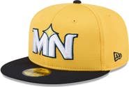 New Era Men's New Era Yellow/Black Minnesota Twins City Connect Batting Practice 59FIFTY Fitted Hat