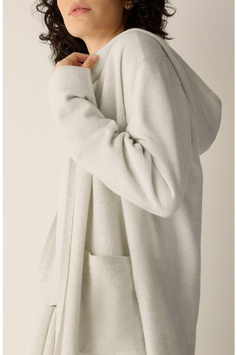 Hooded Wool Cardigan, Alternate, color, PLASTER