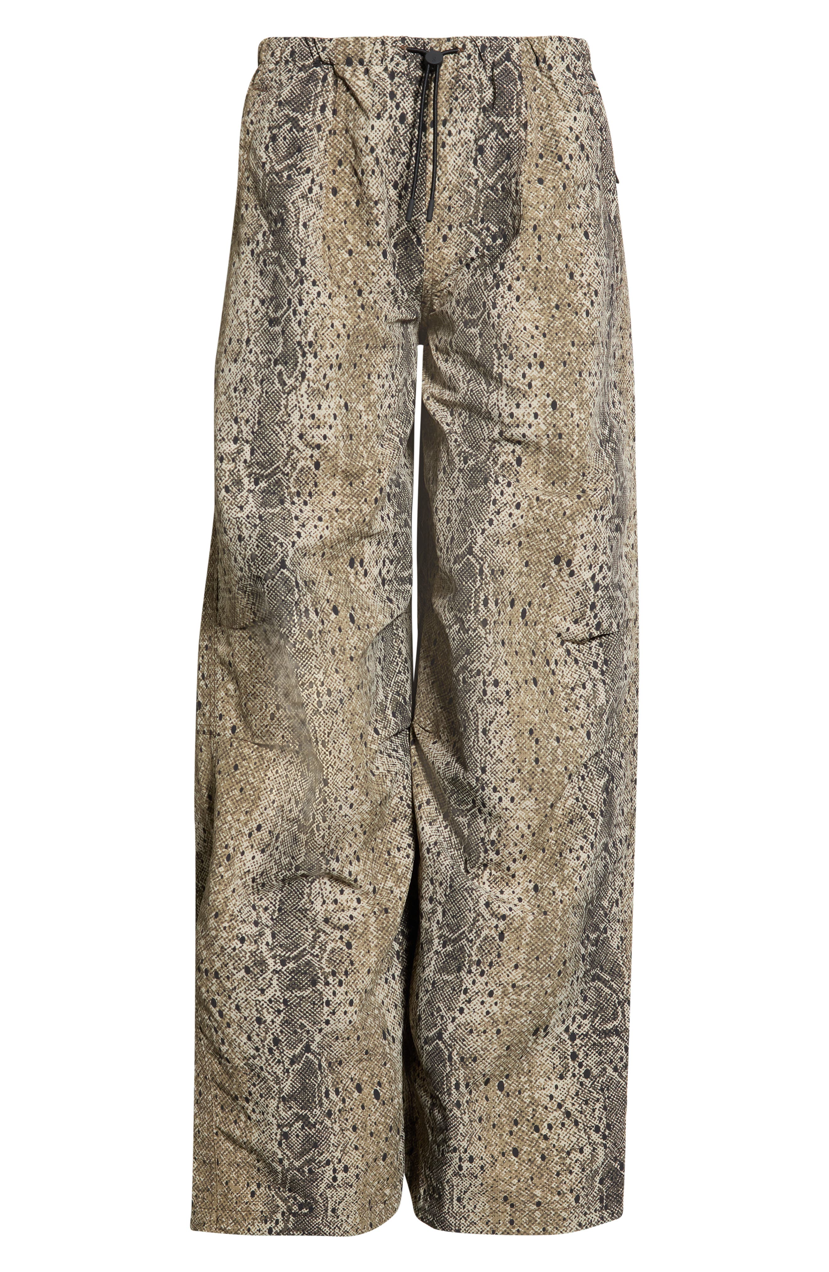 On x Zendaya Python Print High Waist Wide Leg Performance Pants