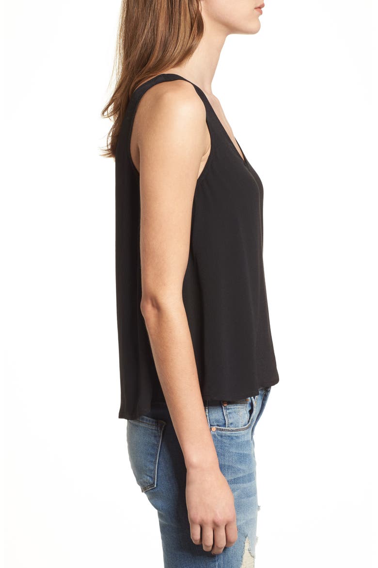 Double V Swing Tank, Alternate, color, BLACK