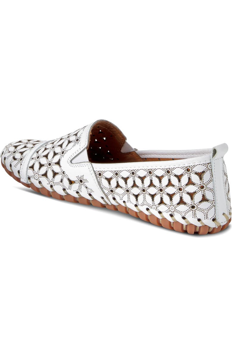 Spring Step Flowerflow Slide Sandal, Alternate, color, White
