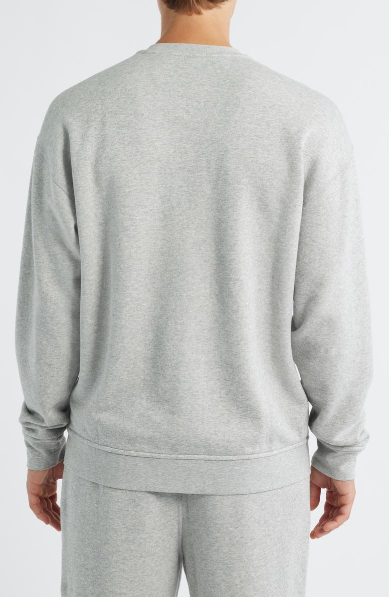 Lunya Reversible Cotton Blend Lounge Sweatshirt, Alternate, color, Nap Dove