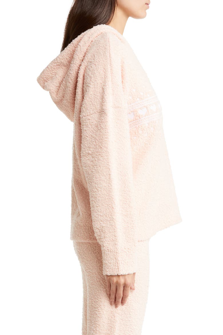 Intimates Snow Angel Sweater Hoodie, Alternate, color, A LA MODE