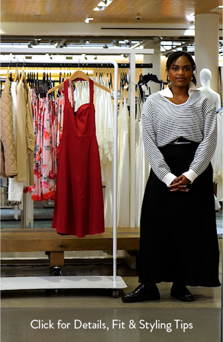 Carolla Halter Minidress, sales video thumbnail