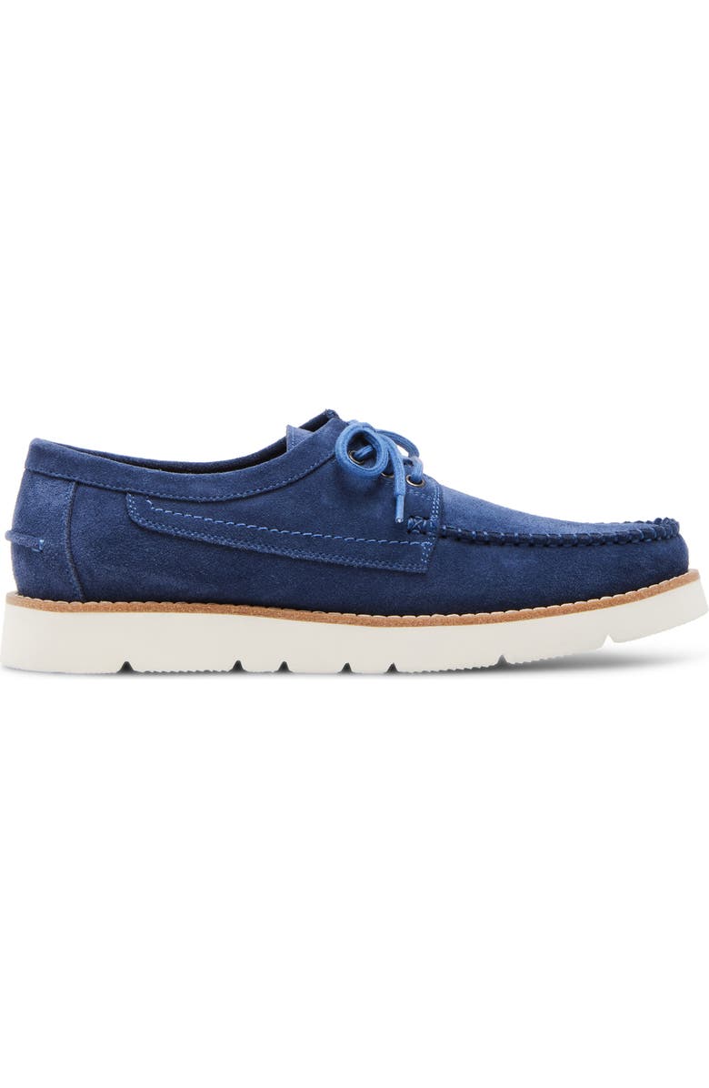 Steve Madden Kolt Moc Toe Derby, Alternate, color, Navy Suede