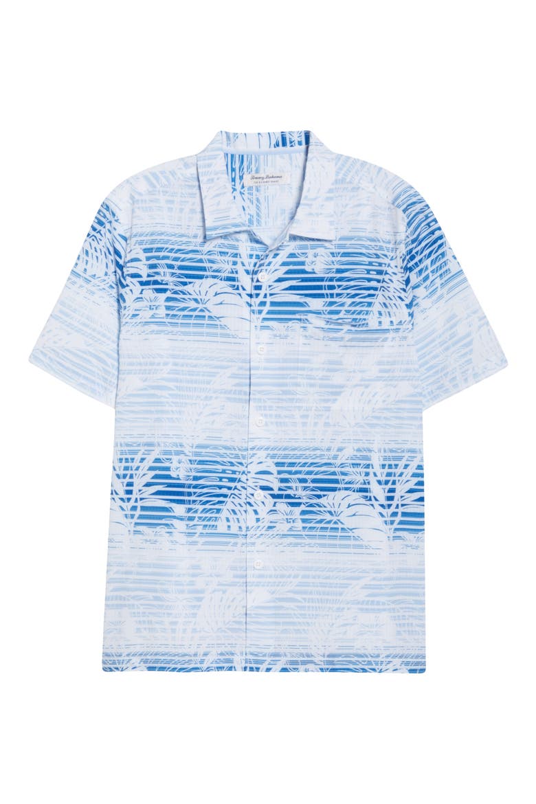 Bahama Coast Sardinia Seas IslandZone® Short Sleeve Button-Up Shirt, Alternate, color, VICTORIA BLUE