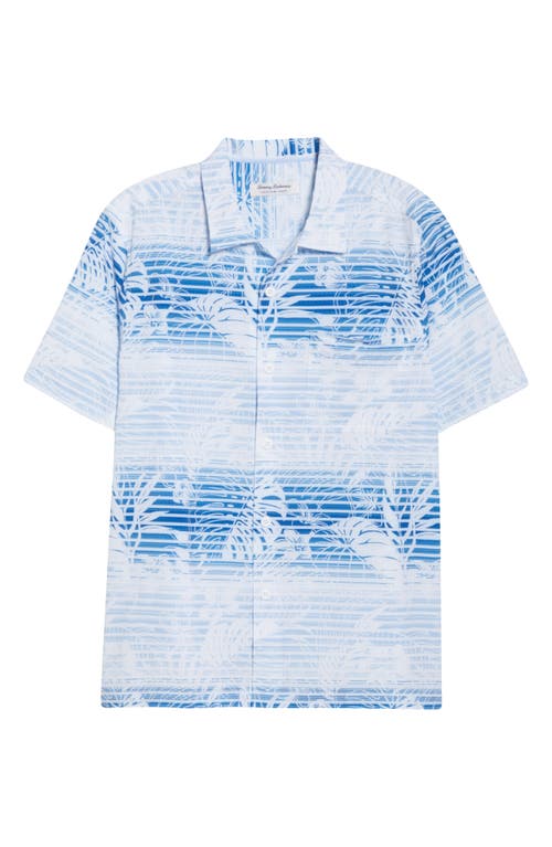 Tommy Bahama Bahama Coast Sardinia Seas Islandzone® Short Sleeve Button-up Shirt In Blue