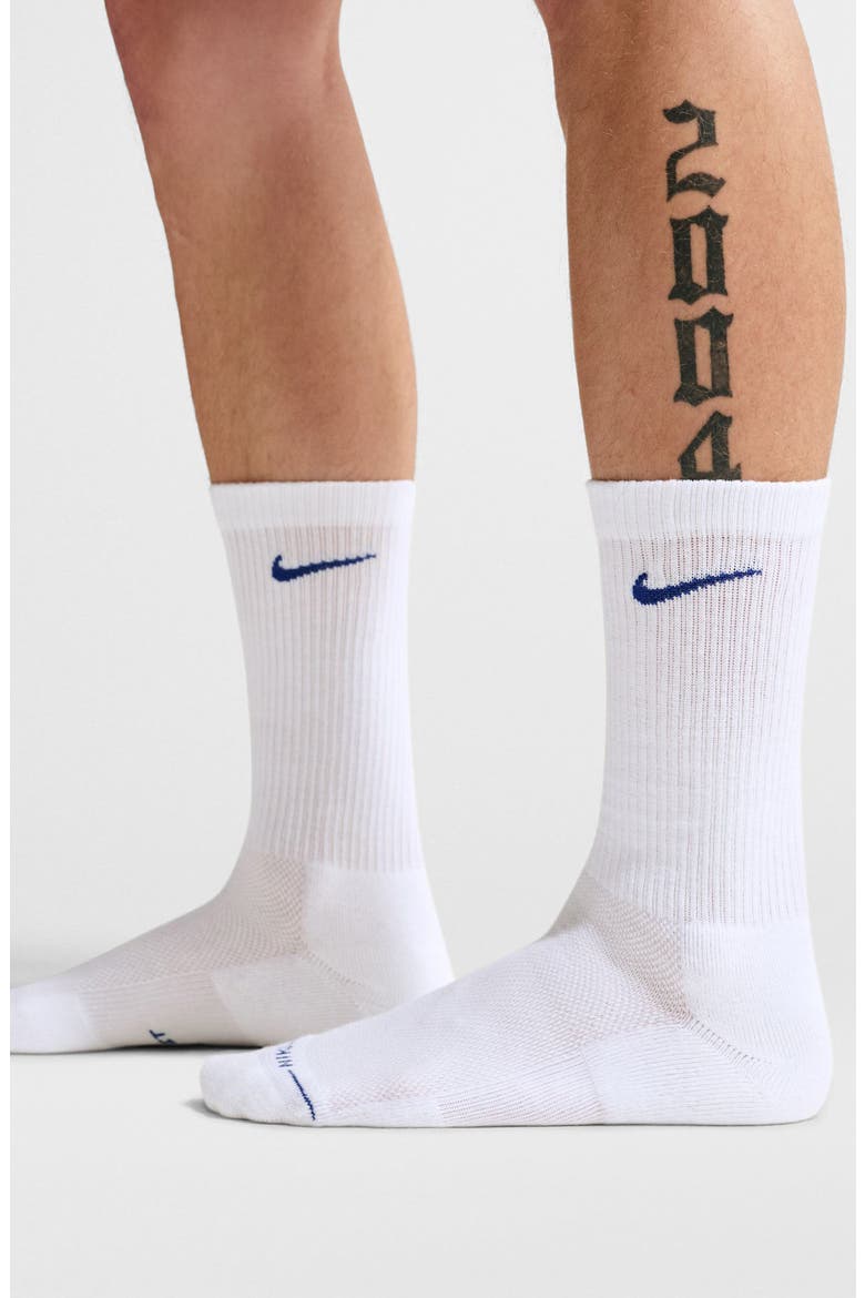 Everyday Elevated Assorted 3-Pack Dri-FIT Cotton Blend Crew Socks, Alternate, color, 913 MLTCLR