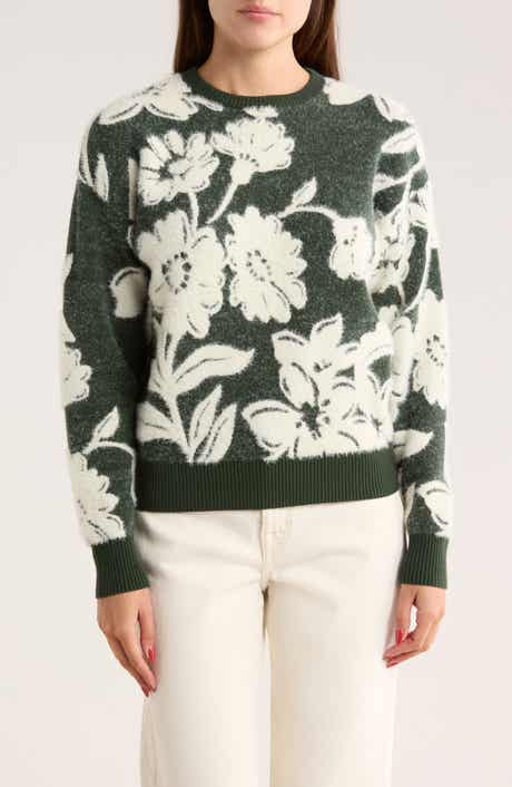 Gemma + Jane Floral Jacquard Sweater