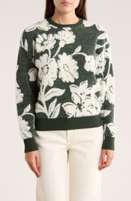 Gemma + Jane Floral Jacquard Sweater