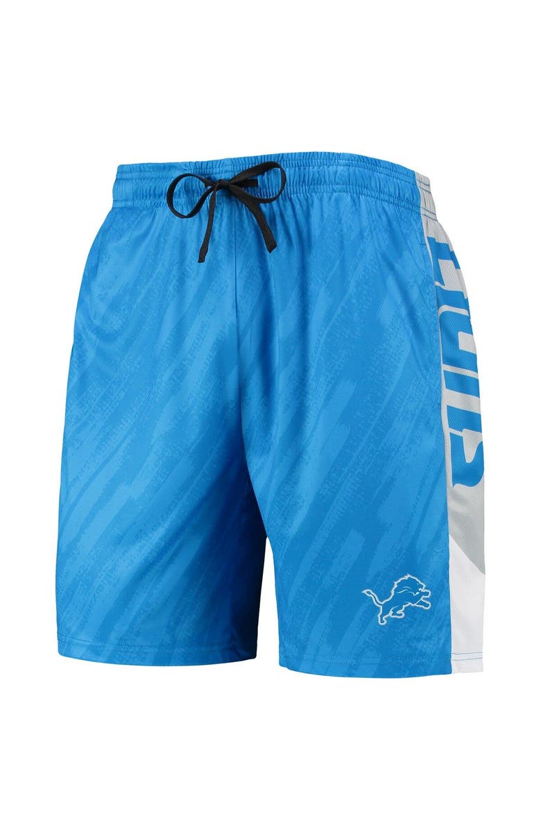 FOCO Men's FOCO Blue Detroit Lions Static Mesh Shorts, Alternate, color,