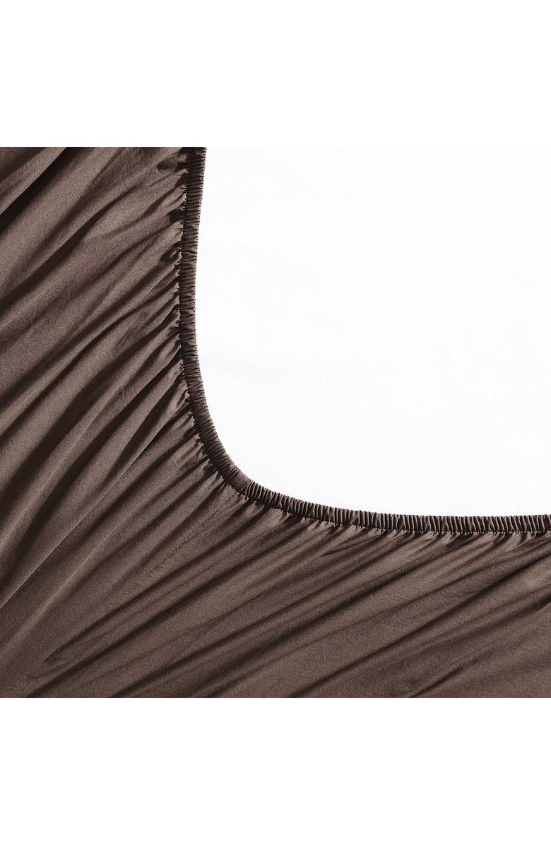 Calvin Klein 200 Thread Count Cotton Percale Twin Sheet Set, Alternate, color, Earth