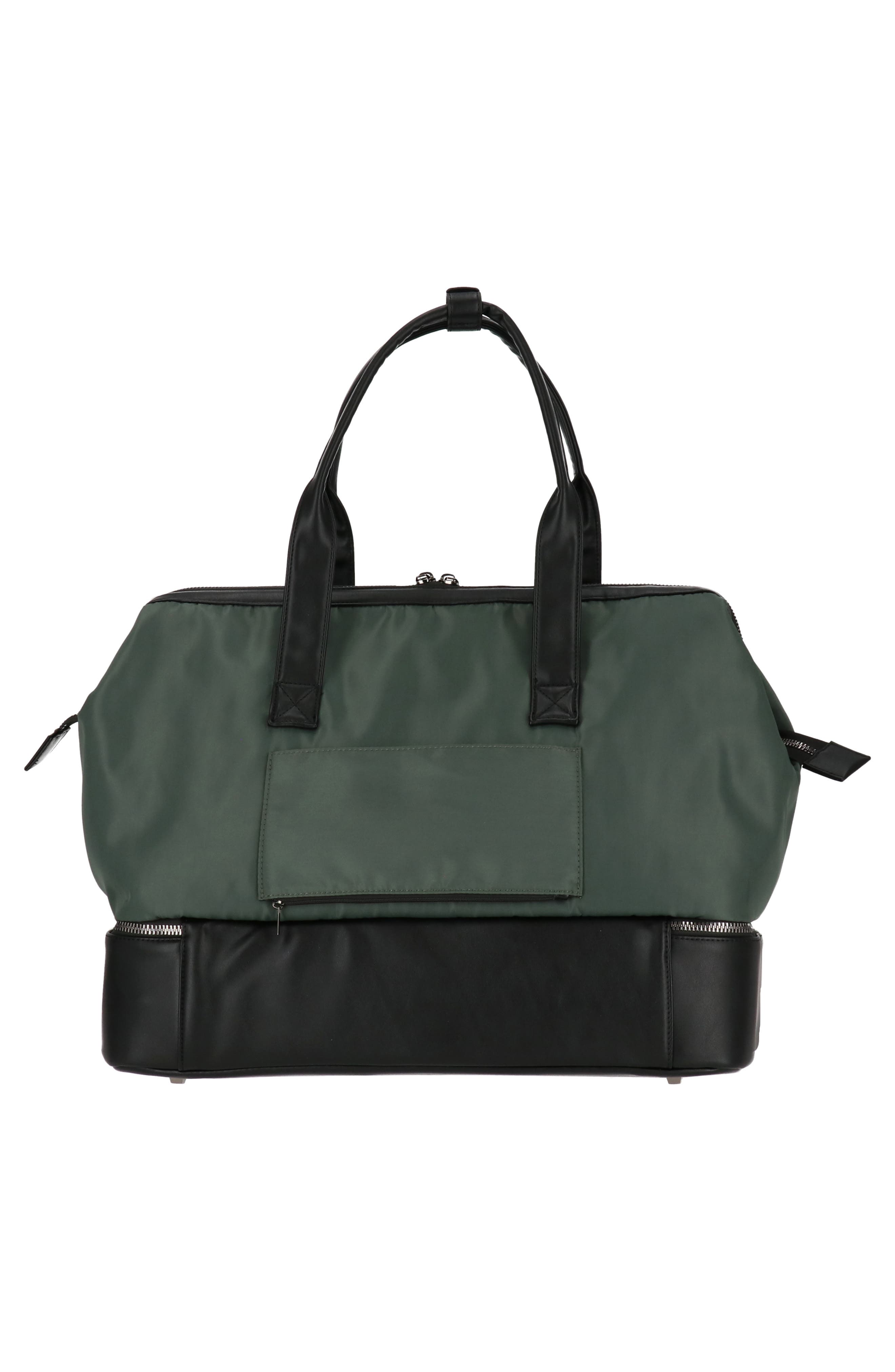 Roberto Cavalli Causal Drop Bottom Nylon Duffle Bag, Alternate, color, 