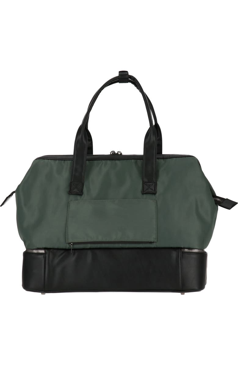 Roberto Cavalli Causal Drop Bottom Nylon Duffle Bag, Alternate, color,
