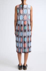 Tao Comme des Garçons Mixed Media Organza Midi Dress