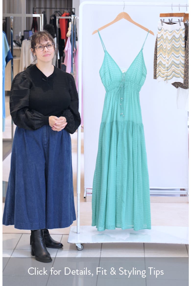 Sleeveless Tiered Cover-Up Maxi Dress video