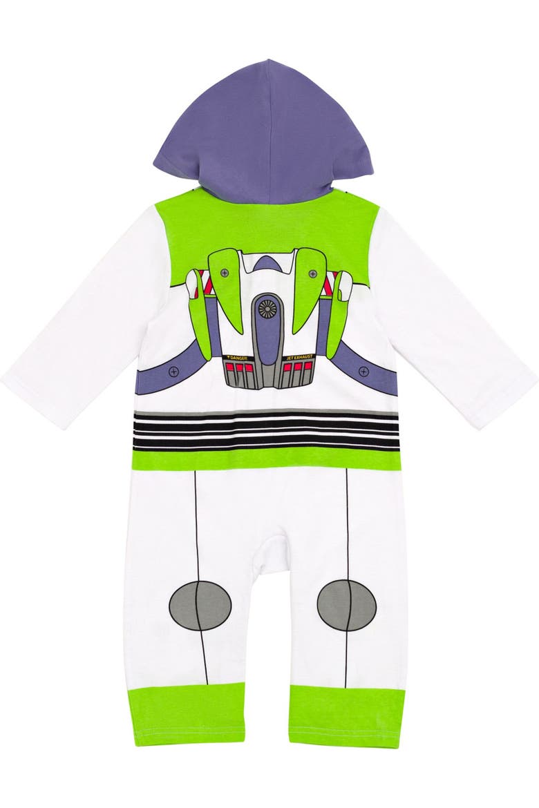 Toy Story Buzz Lightyear Hooded One Piece, Alternate, color, Buzz Lightyear Green