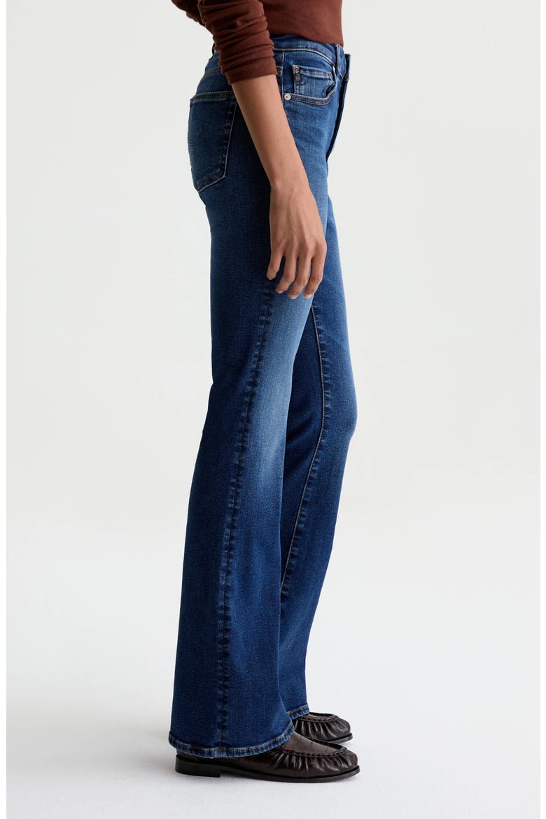 Farrah High Waist Bootcut Jeans, Alternate, color, HARD BOP