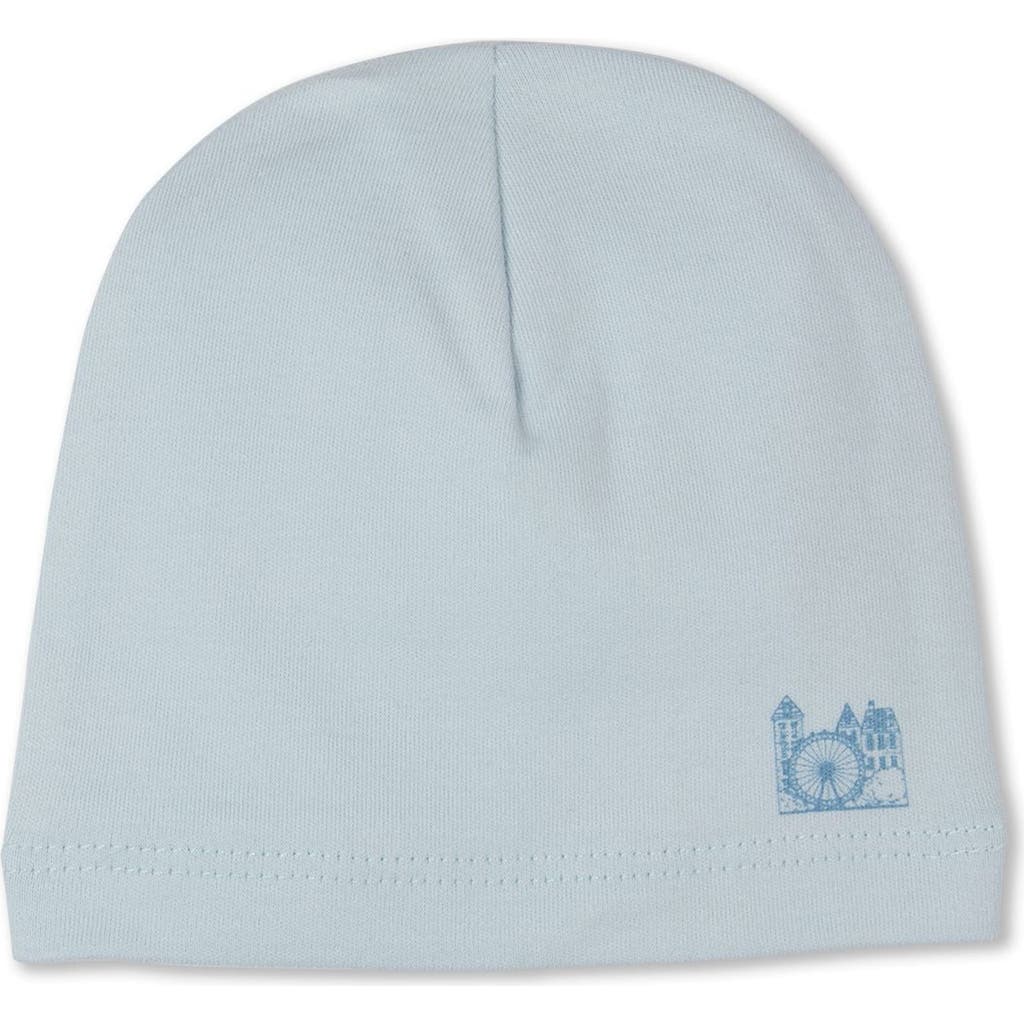 Minimoi Kids' Merry Skyline Cotton Beanie In Blue