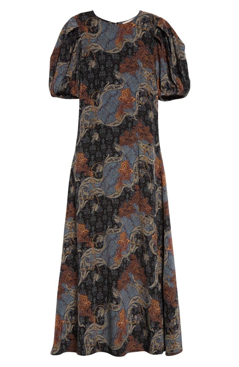 Ulla Johnson Calais Silk Maxi Dress, Alternate, color, 