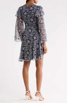 Rochelle Fleur Silk Minidress