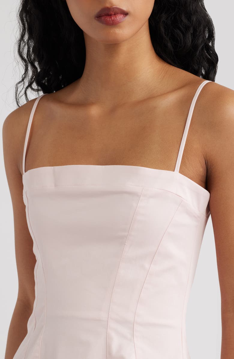 HOUSE OF CB Dolly Seamed Midi Sundress, Alternate, color, Pink