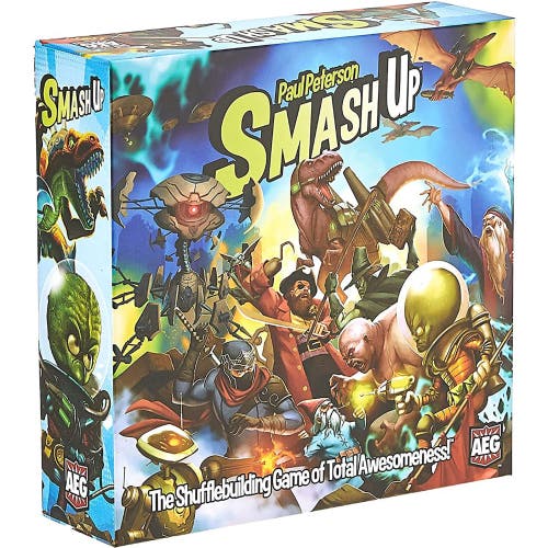 Alderac Entertainment Group (AEG) Smash Up Base Game, Shufflebuilding Card Game Ages 12+ in Multicolored  product
