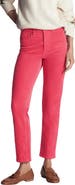Boden High Waist Corduroy Slim Straight Leg Jeans