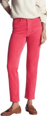 Boden High Waist Corduroy Slim Straight Leg Jeans