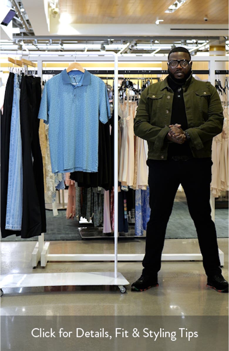 Rufus Broken Stripe Performance Golf Polo, sales video thumbnail